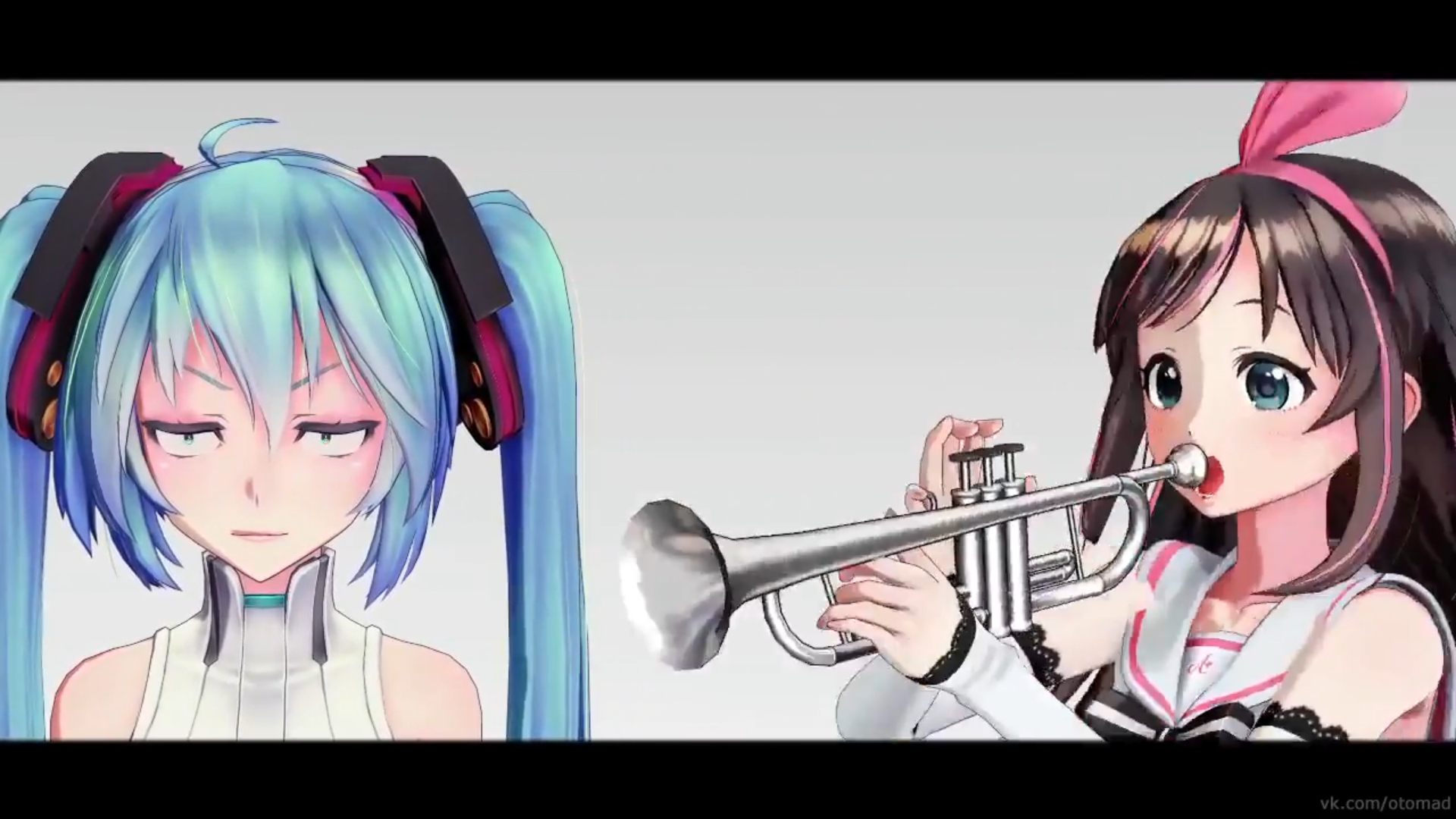 【MMD】绊爱的降智打击-Trumpet MEME 绊爱x初音Tda